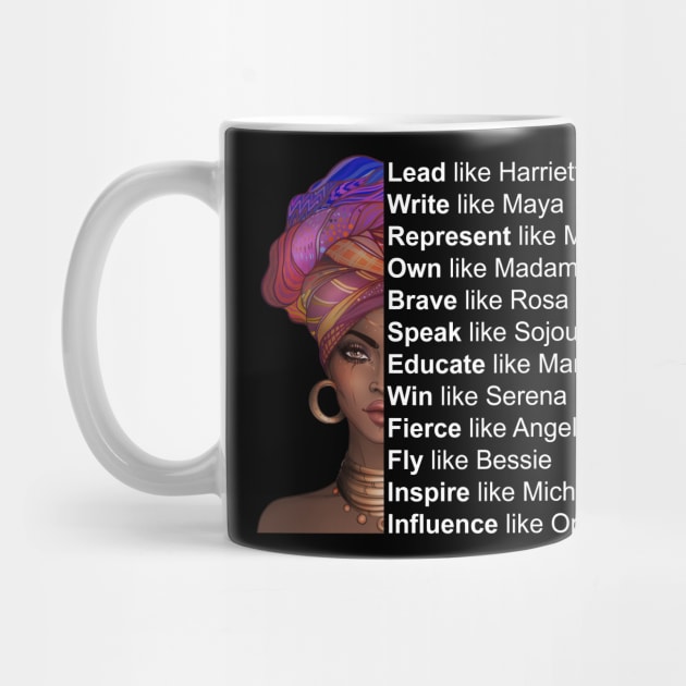 Powerful Black Women, Women of Black History, Black History Month by UrbanLifeApparel